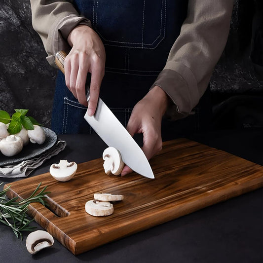 Acacia Wood Cutting Board Natural Thick Kitchen Chopping Board Home Decor
