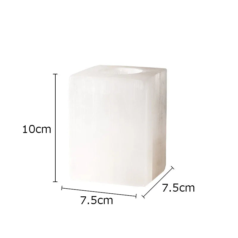 Square Stone Minimalist Candle Holder Wax Melt Home Decor