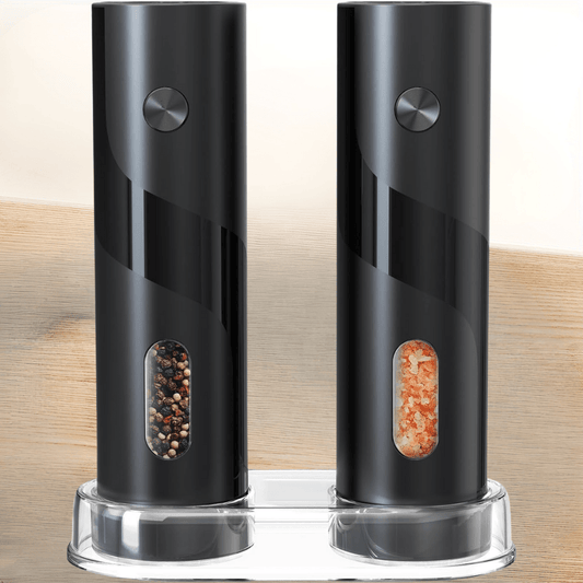 Electric Salt and Pepper Grinder Set USB Rechargeable