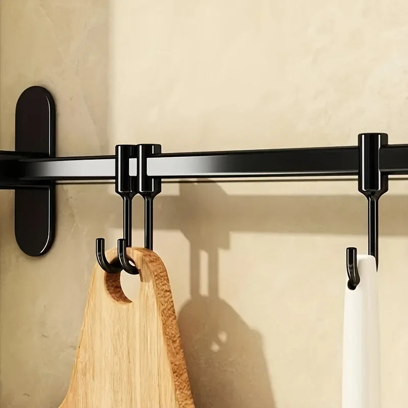 Wall Mounted Kitchen Storage Rack Pan Lid Utensil Organiser Kitchen Decor