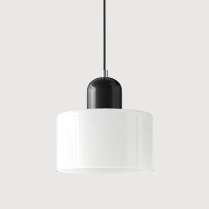 Retro Coloured Glass Pendant Lamp Handblown Shade Ceiling Light Home Decor