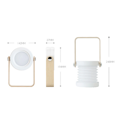 Scandinavian Slim LED Table Lamp Dimmable USB-C Rechargeable Cordless Home Decor