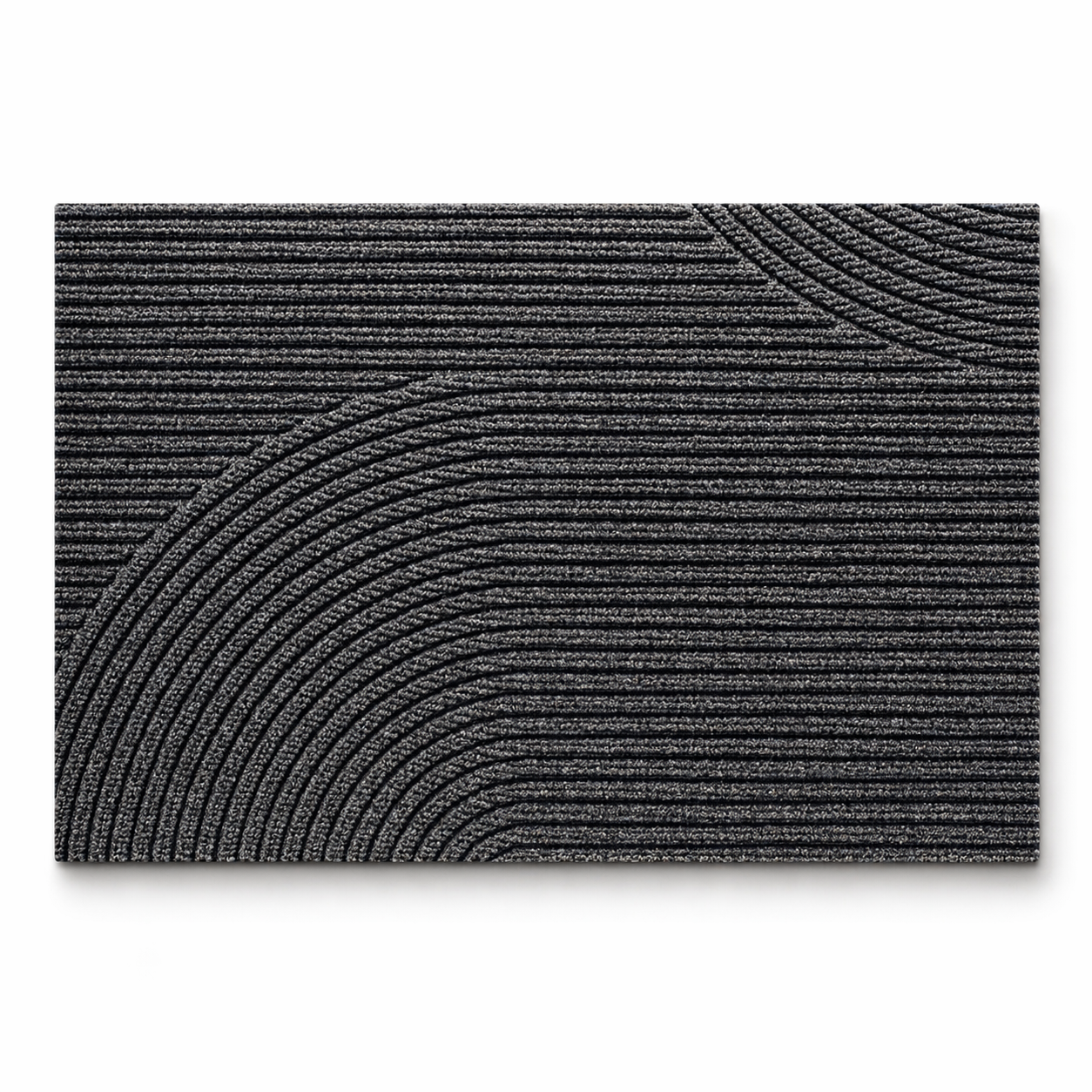 Non-Slip Textured Door Mat Modern Dirt Resistant Entry Mat Home Decor
