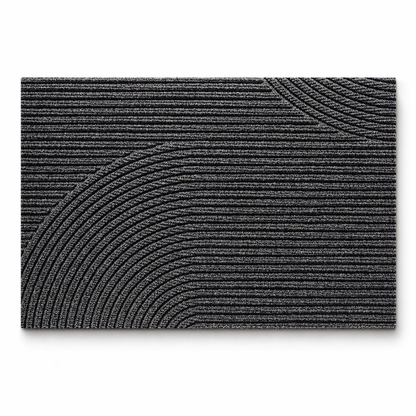 Non-Slip Textured Door Mat Modern Dirt Resistant Entry Mat Home Decor