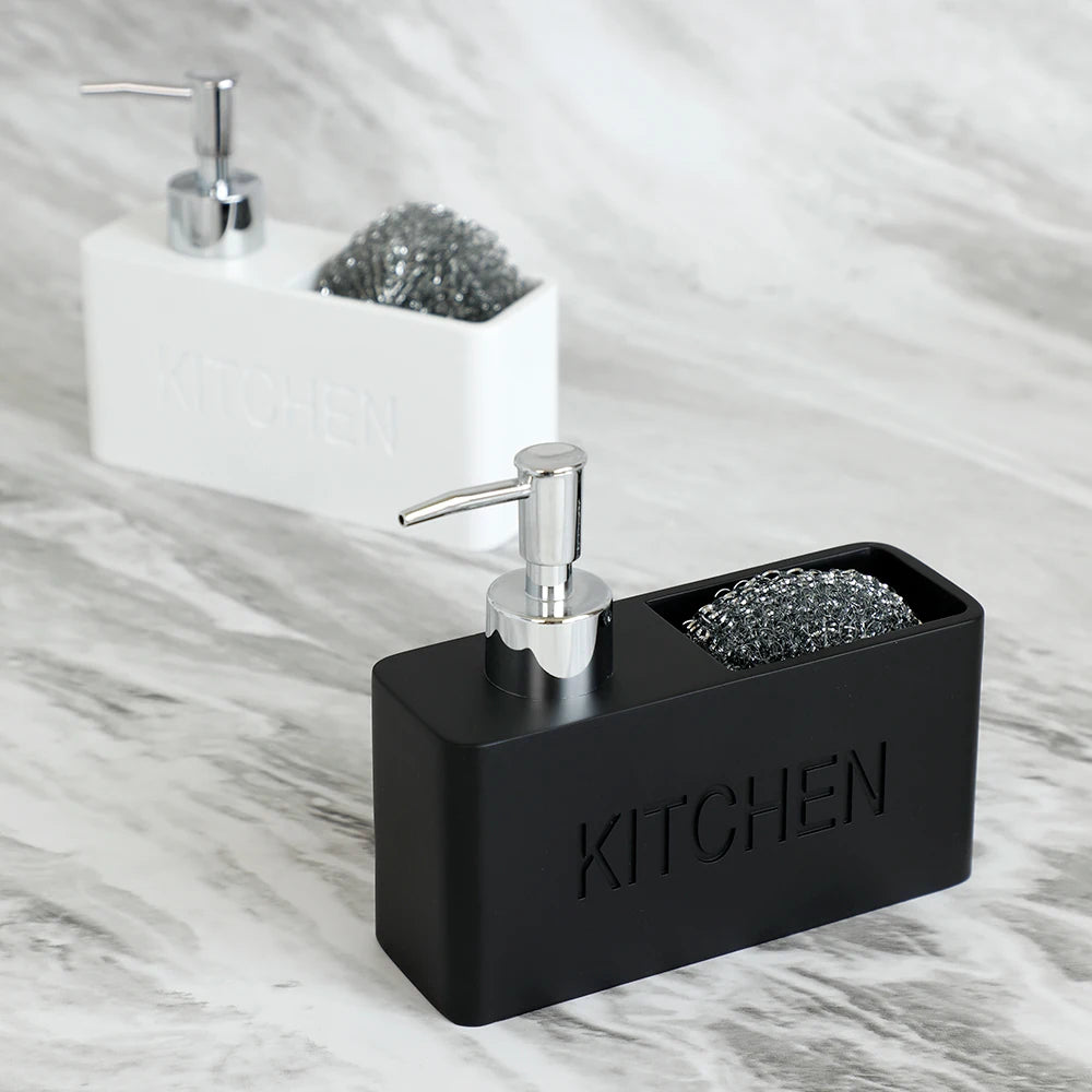Sandstone Texture Soap Dispenser Set Bathroom Kitchen Decor