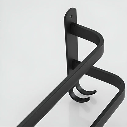 3-Layer Wall Mounted Towel Rack No Drill Bathroom Storage Home Decor