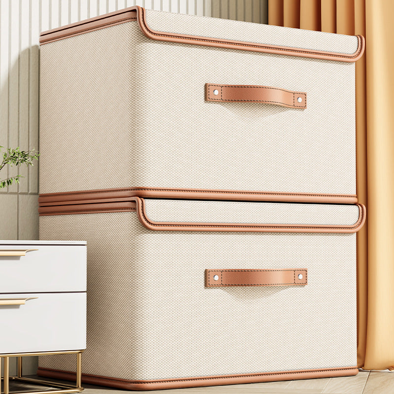 Foldable Fabric Storage Box with Lid Closet Organiser Home Decor