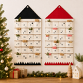 Fabric Advent Calendar 24 Pockets Christmas Wall Decor Kids