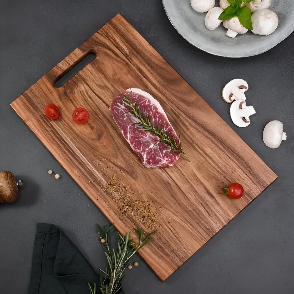 Acacia Wood Cutting Board Natural Thick Kitchen Chopping Board Home Decor