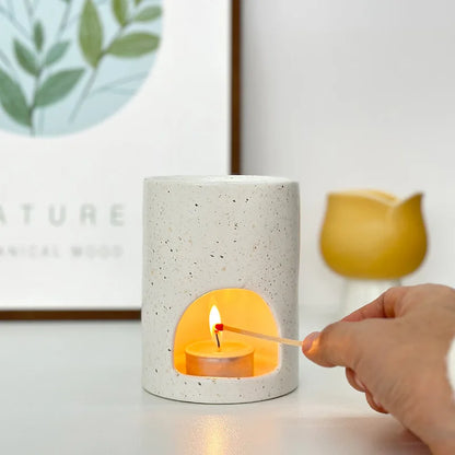 Ceramic Oil Burner and Wax Melt Warmer Tea Light Aromatherapy Home Decor