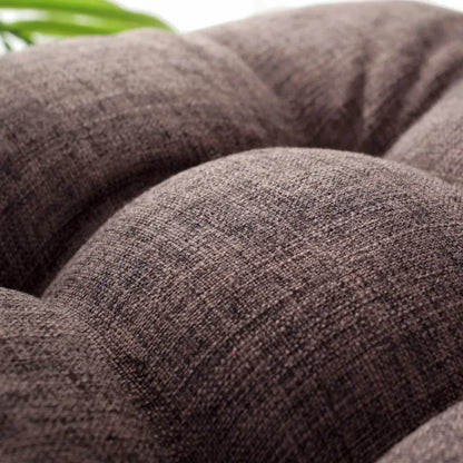 Linen Tufted Floor Cushion Square Meditation Yoga Seat Pad Home Decor