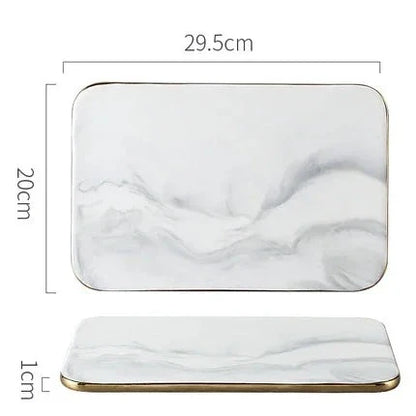 Natural Marble Cutting Board Pastry Board Kitchen Serving Board Home Decor
