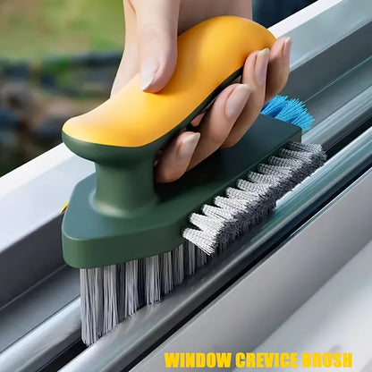4-in-1 Gap Cleaning Brush and Squeegee Multi-Purpose Kitchen Bathroom Tool