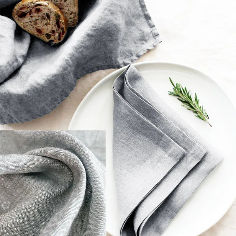 Pure Linen Napkins 4 Pack Table Setting Dining Table Decor