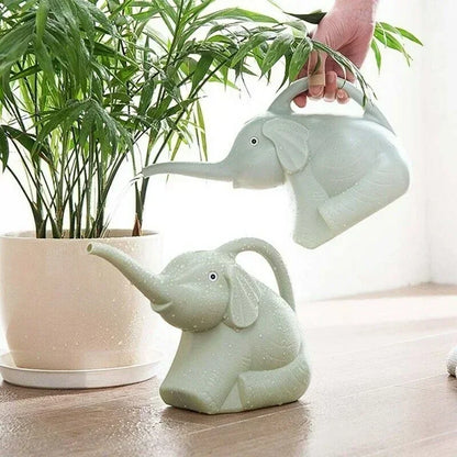Elephant Watering Can Cute Plastic Indoor Plant Gardening Decor Kids