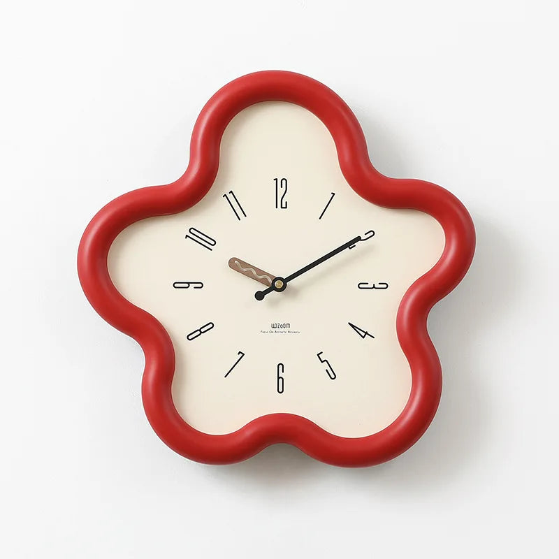 Minimalist Swinging Wall Clock 3D Digital Design Modern Living Room Home Decor