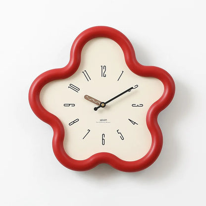 Minimalist Swinging Wall Clock 3D Digital Design Modern Living Room Home Decor