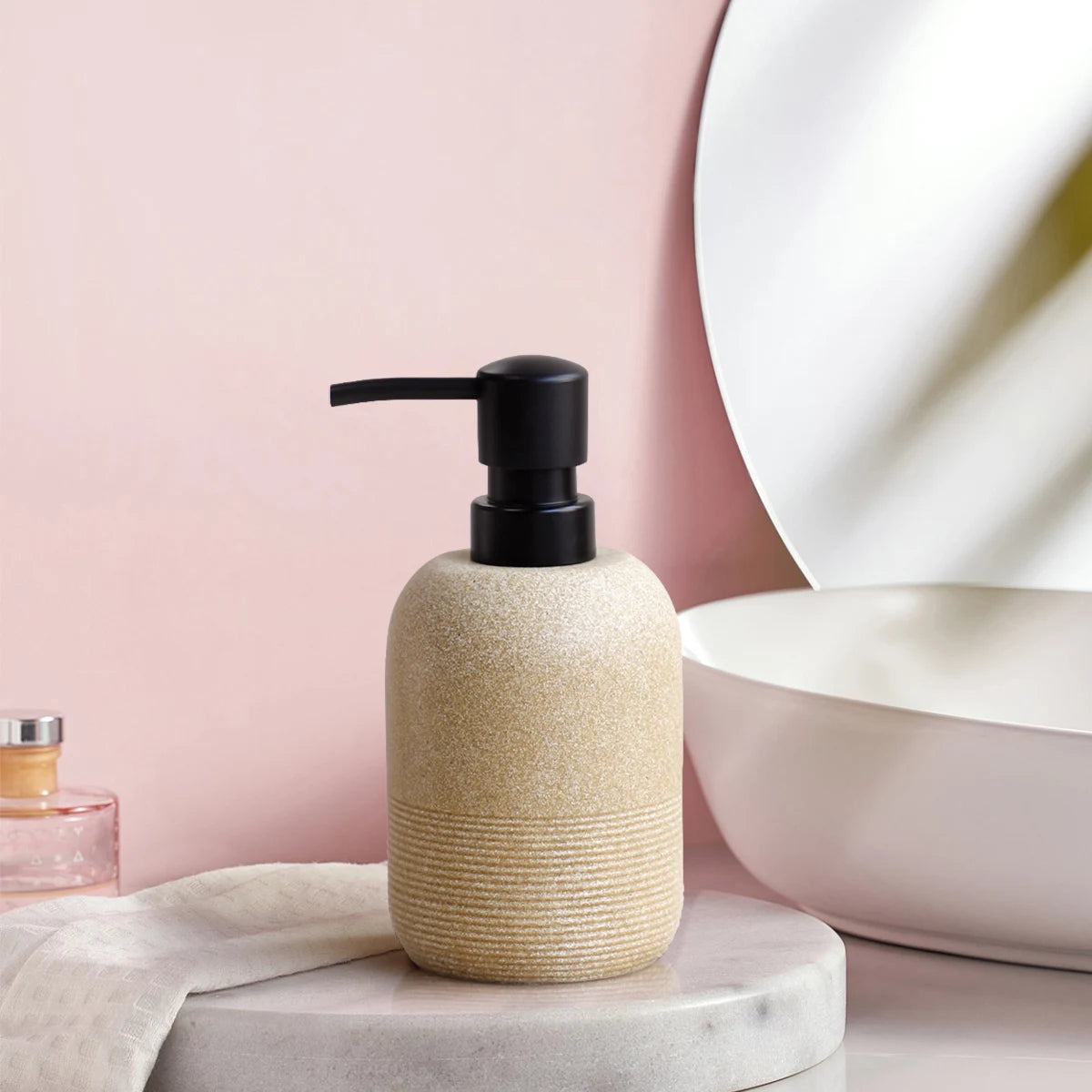 Refillable Soap Dispenser Pump Minimalist Bathroom Kitchen Decor