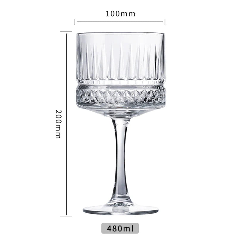 Martini Glasses Set Goblet Cocktail Champagne 235ml 480ml Pack 4 or 6