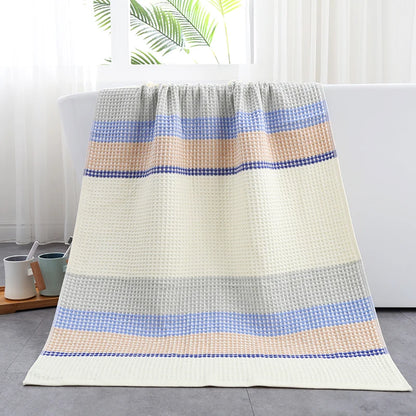Cotton Waffle Towel Quick Dry Absorbent Bath Hand Face Cloth Bathroom Decor