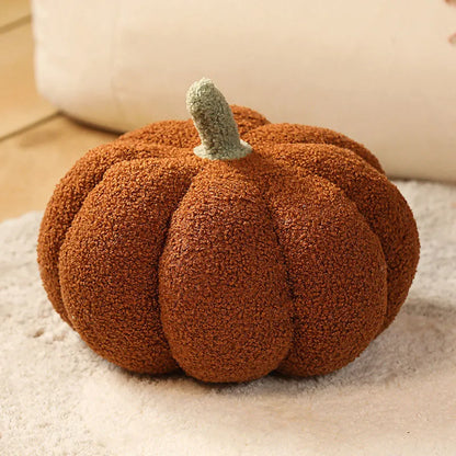 Plush Pumpkin Cushion Throw Pillow Soft Seat Cushion Autumn Home Decor