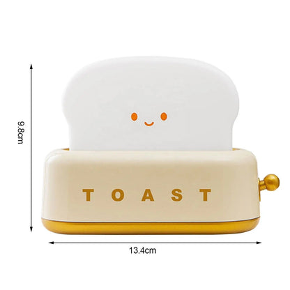 Bread Maker Night Light Rechargeable Timer Touch Bedside Lamp Home Decor