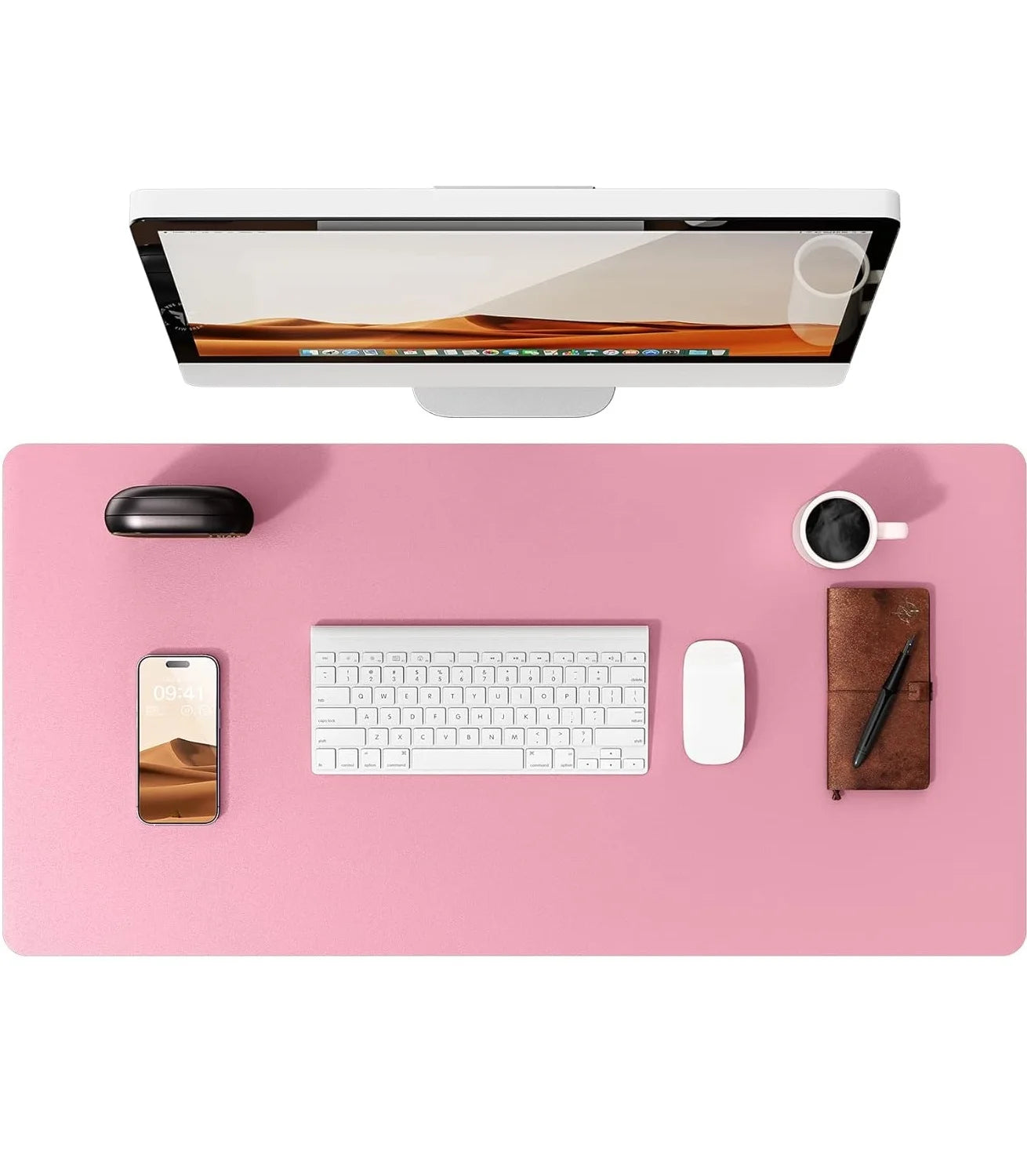 Non-Slip PU Leather Desk Pad Protector Large Office Desk Mat Home Decor