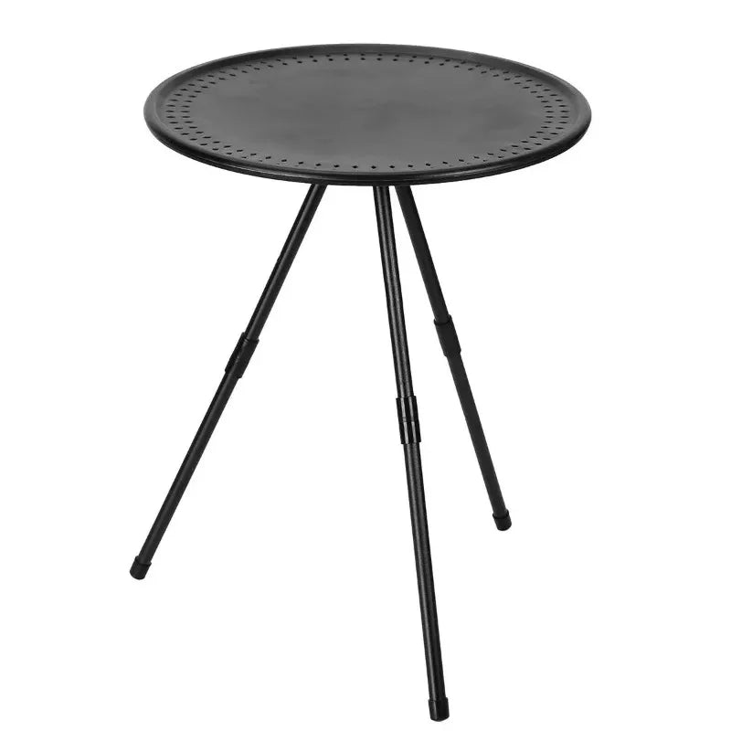 Portable Folding Camping Table Aluminum Lightweight Round Tea Table