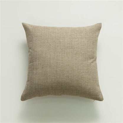 Linen Sofa Throw Pillow Cover Soft Neutral Cushion Cover Living Room