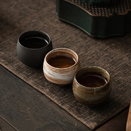 Handmade Artisan Ceramic Espresso Cup Set Home Decor Kitchen Gift
