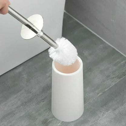 Nordic Toilet Brush with Holder Set Modern Bathroom Decor
