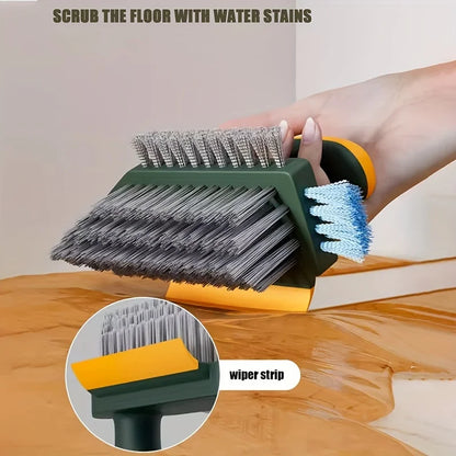 4-in-1 Gap Cleaning Brush and Squeegee Multi-Purpose Kitchen Bathroom Tool