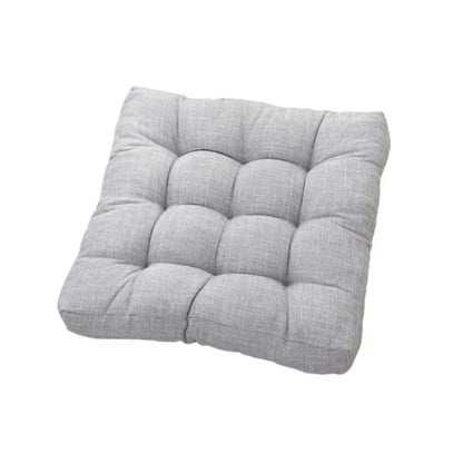 Linen Tufted Floor Cushion Square Meditation Yoga Seat Pad Home Decor