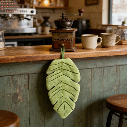 Banana Leaf Hanging Hand Towel Decorative Kitchen Bathroom Decor