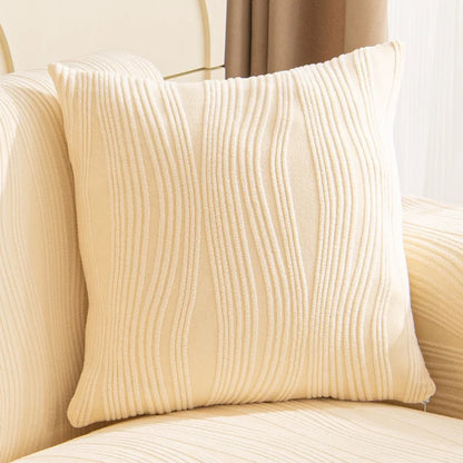 Jacquard Textured Cushion Cover Thick Soft Knitted Sofa Pillow Cover Home Decor