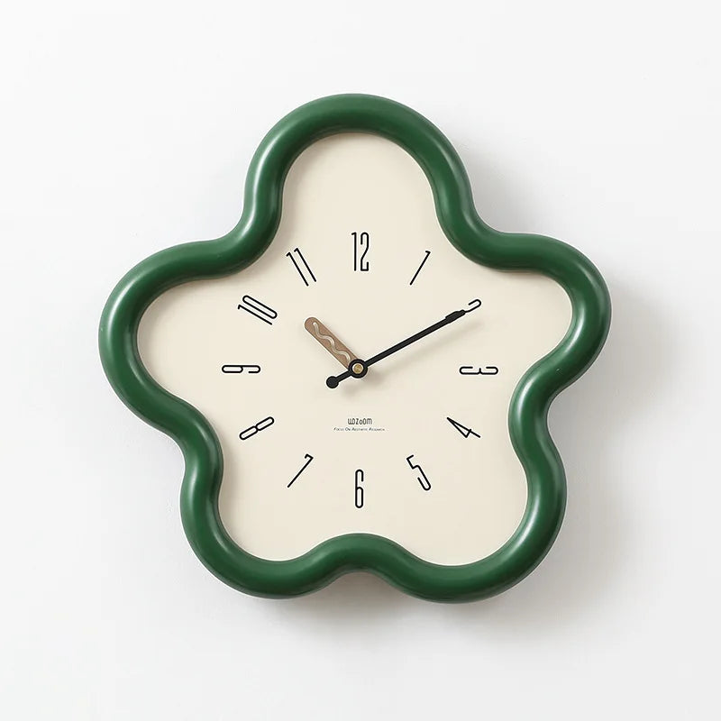 Minimalist Swinging Wall Clock 3D Digital Design Modern Living Room Home Decor