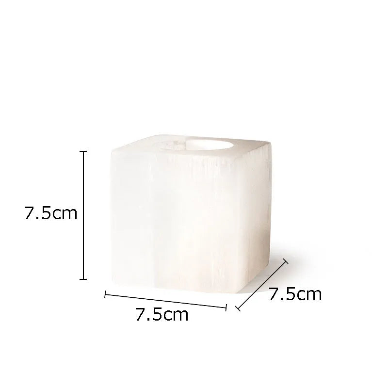 Square Stone Minimalist Candle Holder Wax Melt Home Decor