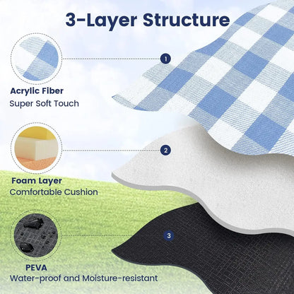 Extra Large Waterproof Foldable Picnic Blanket Outdoor Beach Mat Home Decor