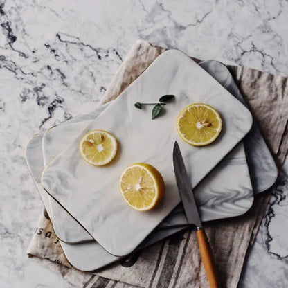Natural Marble Cutting Board Pastry Board Kitchen Serving Board Home Decor