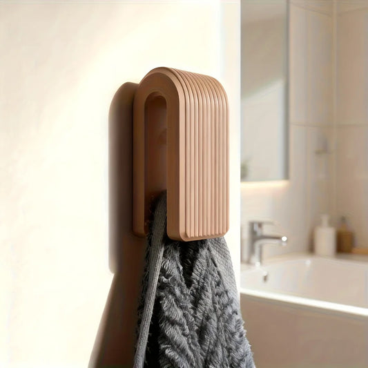 Auto-Locking Gravity Towel Hanger No Drill Wall Mount Bathroom Home Decor