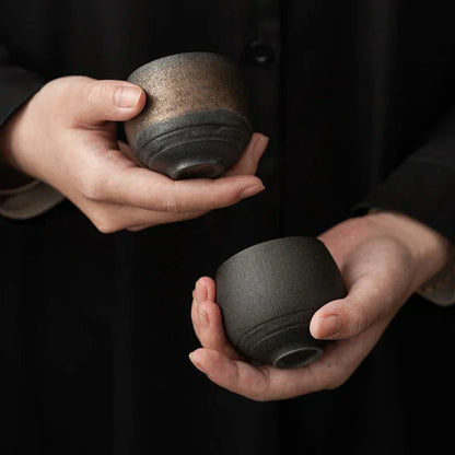 Handmade Artisan Ceramic Espresso Cup Set Home Decor Kitchen Gift
