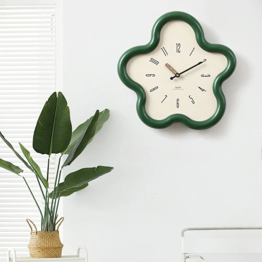 Minimalist Swinging Wall Clock 3D Digital Design Modern Living Room Home Decor