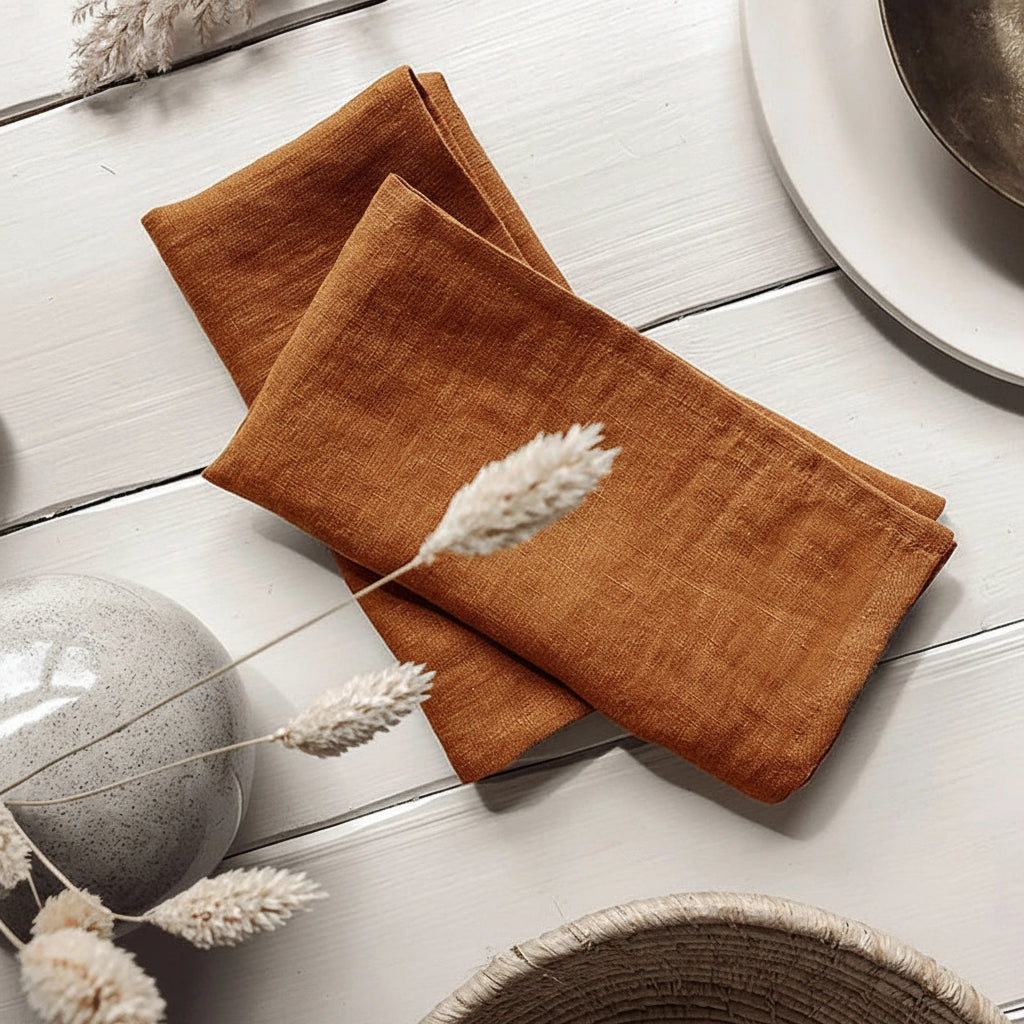 Pure Linen Napkins 4 Pack Table Setting Dining Table Decor