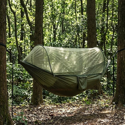 Portable Outdoor Camping Hammock with Mosquito Net Ultralight Travel Shelter