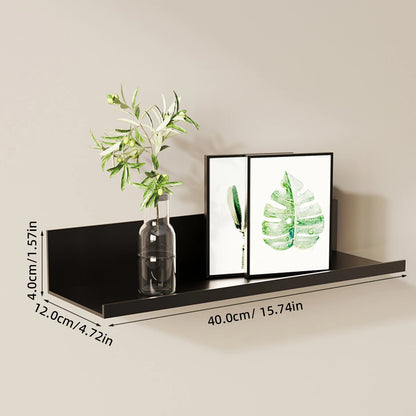 Floating Bathroom Wall Shelf Aluminium Storage Rack Home Decor