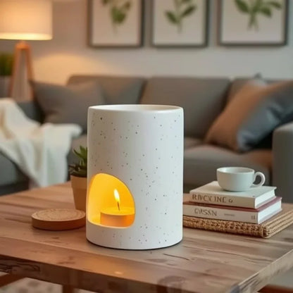 Ceramic Oil Burner and Wax Melt Warmer Tea Light Aromatherapy Home Decor