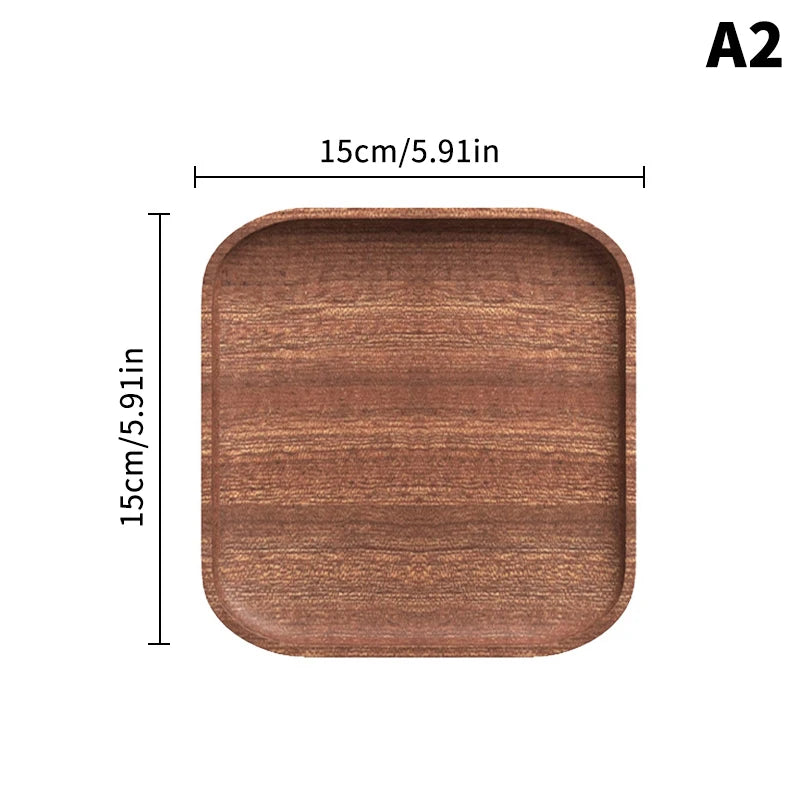 Solid Walnut Wood Serving Tray Coffee Table Decor Kitchen Home Decor