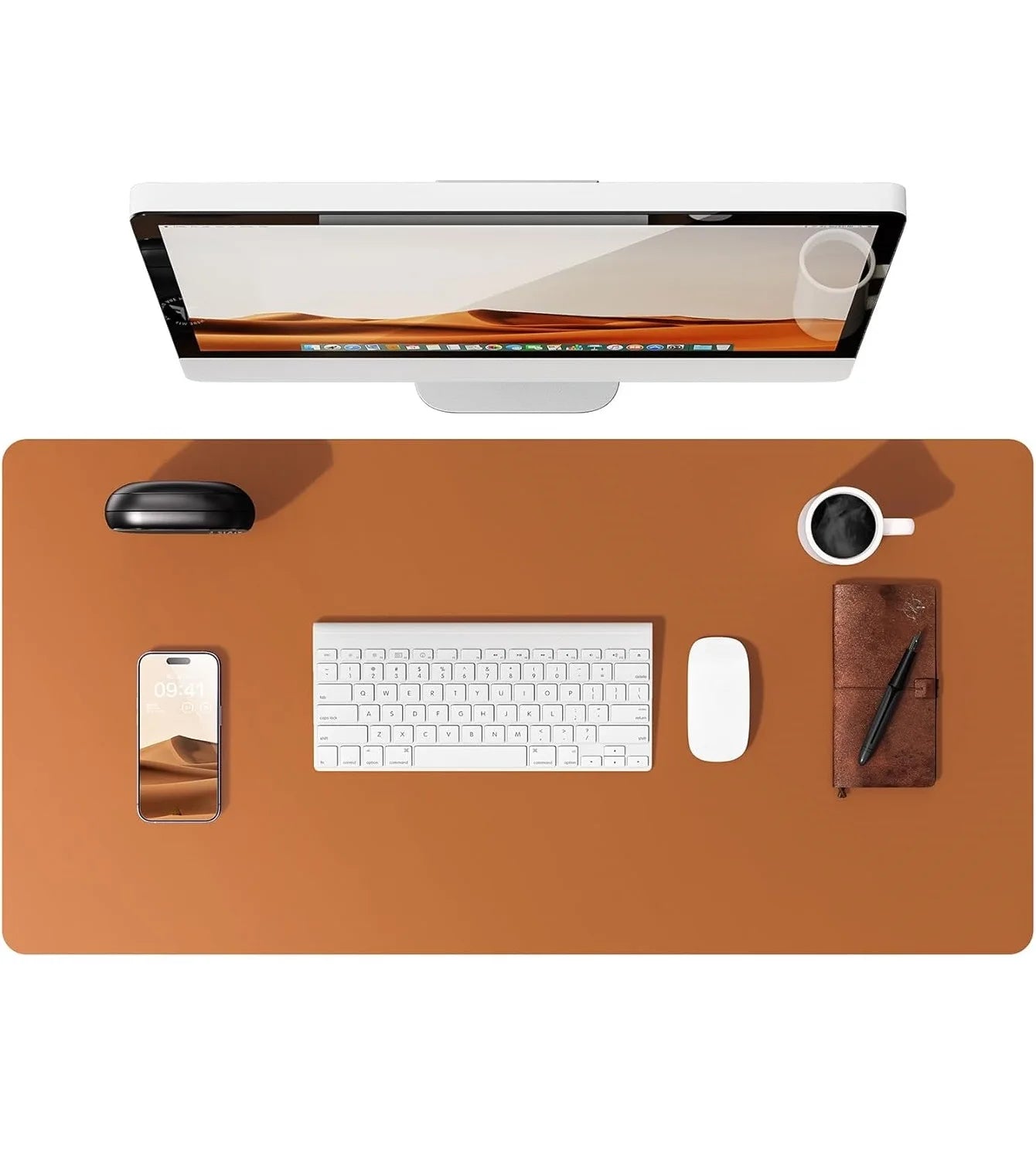 Non-Slip PU Leather Desk Pad Protector Large Office Desk Mat Home Decor
