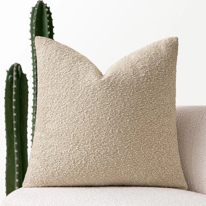 Bouclé Textured Cushion Cover Soft Looped Sofa Pillow Cover Home Decor