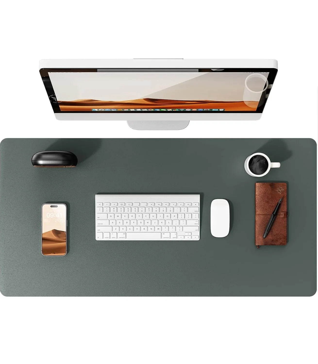 Non-Slip PU Leather Desk Pad Protector Large Office Desk Mat Home Decor